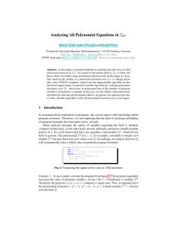 Analysing All Polynomial Equations in Z2v