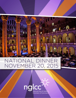 national dinner november 20, 2015