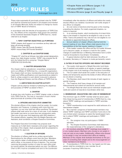 tops&reg; rules - TOPS Club, Inc.