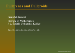 Fullerenes and Fulleroids