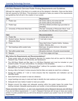 Learning Technology Services - UW