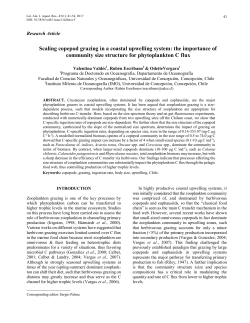 Scaling copepod grazing in a coastal upwelling system: the