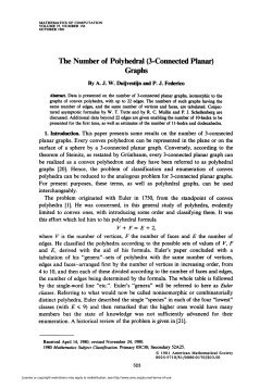 The Number of Polyhedral (3-Connected Planar)