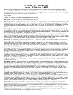 information and a day by day itinerary.