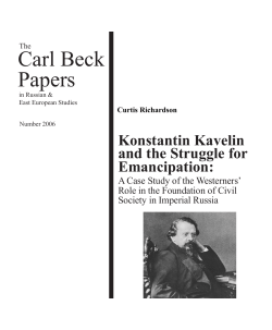 2006 Richardson Outside Cover.indd - Carl Beck Papers