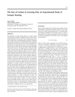 The Fate of Carbon in Growing Fish: An Experimental Study of