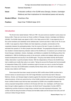 Introduction - THIMUN Qatar