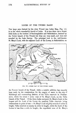 LOCHS OF THE TWEED BASIN THE large area drained by the river