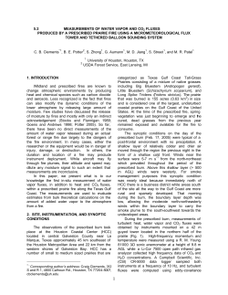 5.2 MEASUREMENTS OF WATER VAPOR AND CO2 FLUXES