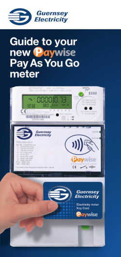 Guide to your new Pay As You Go meter