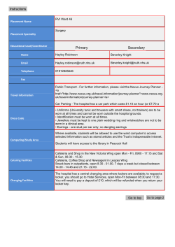 Primary Secondary - Northumbria University
