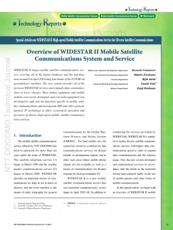 Overview of WIDESTAR II Mobile Satellite Communications System