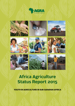 Africa Agriculture Status Report 2015
