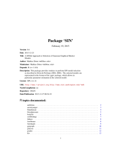 Package `SIN`