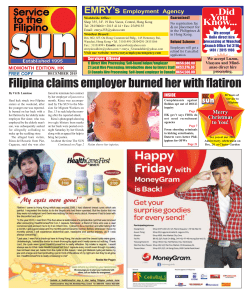 Filipina claims employer burned her with flatiron