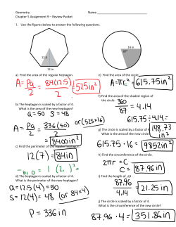 Chapter 5 Assignment 9 &ndash; Review Packet 1. Use the