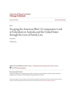 Escaping the American Blot? A Comparative