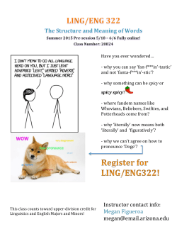 Instructor contact info: Megan Figueroa