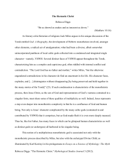 Hermes`/JC`s liminality, god-on