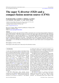 IFSR-1324 - Institute for Fusion Studies