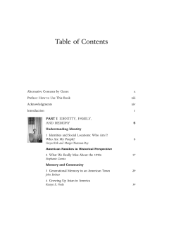 Table of Contents