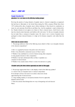 Reading Comprehension Questions