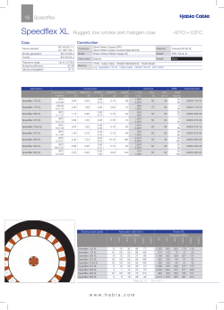 157 Speedflex XL Rugged, low smoke zero halogen coax
