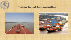 The Importance of the Mississippi River - Mid