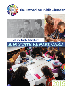 a 50 state report card a 50 state report card