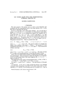 on norm maps for one dimensional formal groups iii