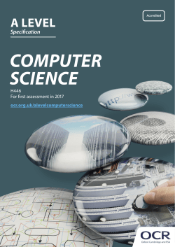 OCR A Level Computer Science (H446)