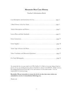Mountain Man Case History