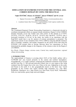 Ozt&uuml;rk et al._2011_Simulation of extreme precip for Asia by RegCM