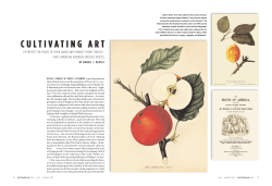 cultivating art - Massachusetts Horticultural Society