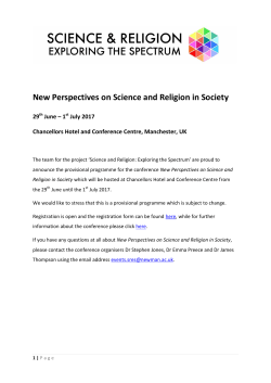 (PDF, Unknown) - Science and Religion: Exploring the