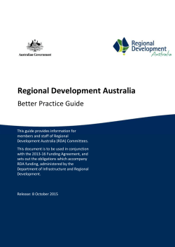 PDF: 1194 KB - Regional Development Australia