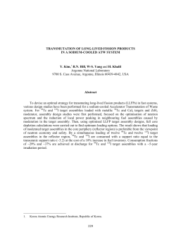 Transmutation of Long-lived Fission Products in