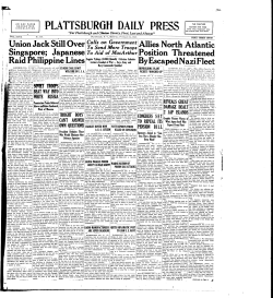 plattsburgh daily press - NYS Historic Newspapers