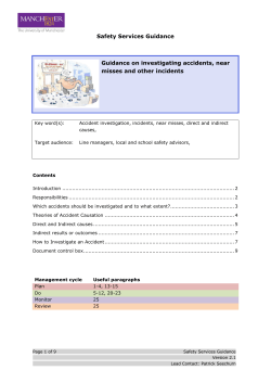 Accident investigation
