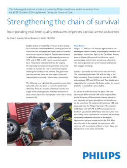 Strengthening the chain of survival