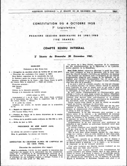 20 D&eacute;cembre 1981 - Assembl&eacute;e nationale