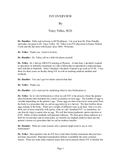 invitro fertilization - Kaiser Permanente Thrive