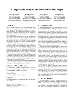 A Large-Scale Study of the Evolution of Web Pages