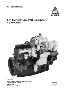 5th Generation AWF Engines