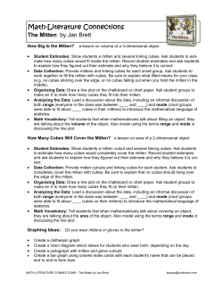 Math-Literature Connections