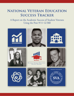 National Veteran Education Success Tracker