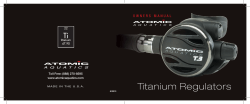 Titanium Regulators