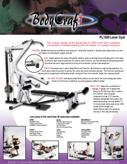 PL1000 Lever Gym