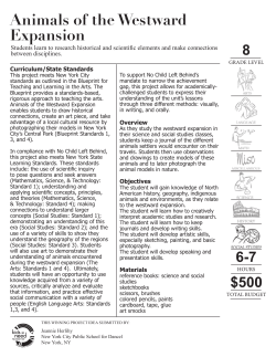 Animals of the Westward Expansion