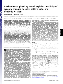 Calcium-based plasticity model explains sensitivity of synaptic
